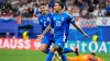 Lazio forward Mattia Zaccagni (20) struck a dramatic goal to send Italy into the last 16 of Euro 2024 (Petr David Josek/AP)