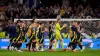 Scotland players applaud their supporters after a hard-fought point (Martin Rickett/PA)