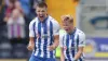 Match-winner Brad Lyons celebrates after victory over Rangers (Steve Welsh/PA)