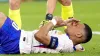 Kylian Mbappe’s broken nose has raised doubts over his continued participation in Euro 2024 (Nick Potts/PA)