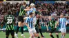 Kilmarnock’s David Watson (centre right) scores the equaliser (Steve Welsh/PA)