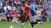 Manchester United’s Jadon Sancho (left) is challenged by Rangers’ Dujon Sterling (right) during a pre-season friendly (Andre