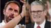 England manager Gareth Southgate, left, has sent his best wishes to new Prime Minister Sir Keir Starmer (Bradley Collyer/ St