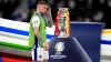 England’s Kieran Trippier walks past the trophy after the Euro 2024 final defeat to Spain (Bradley Collyer/PA)