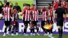 Brentford’s Bryan Mbeumo (second right) celebrates scoring against Crystal Palace (Jordan Pettitt/PA).