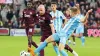 Liam Boyce in action against Viktoria Plzen’s Lukas Cerv (Jane Barlow/PA)