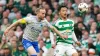 Celtic midfielder Reo Hatate, right, in action against Kilmarnock (Jane Barlow/PA)