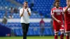 Michael Carrick applauds the Middlesbrough fans after victory (Jacob King/PA)