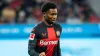 Nathan Tella in action for Bayer Leverkusen (Moritz Müller/Alamy)