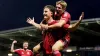 Will Wright celebrates his equaliser (Bradley Collyer/PA)