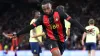 Antoine Semenyo celebrates Bournemouth’s third goal against Southampton (Adam Davy/PA)