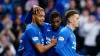 Rangers’ Cyriel Dessers (left) celebrates after after scoring opener againsy Dundee (Jane Barlow/PA)