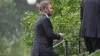 David Beckham arrives for the funeral of Sven-Goran Eriksson (Yui Mok/PA)