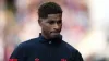 Marcus Rashford started the game on the bench (John Walton/PA)