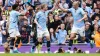 Erling Haaland, right, scored twice as Manchester City earned a fourth straight Premier League victory (Nick Potts/PA)