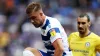 Former Reading forward Josh Barrett, left, gave Aldershot the lead at Boston (David Davies/PA)