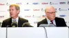 Dave King (centre) and John Gilligan (right) were on the same Rangers board (Danny Lawson/PA)