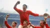 ‘Colossus’ Ron Yeats was the first Liverpool captain to lift the FA Cup (PA)