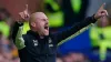 Everton manager Sean Dyche gestures on the touchline during the Premier League match at Goodison Park, Liverpool. Picture da