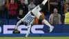 Carlos Baleba celebrates after scoring the opening goal (Andrew Matthews/PA)