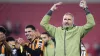 Hull manager Tim Walter celebrates victory over Stoke (Nick Potts/PA).