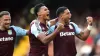 Aston Villa’s Ollie Watkins (centre) scored as they hit back to beat Fulham (John Walton/PA)