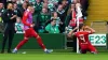 Aberdeen captain Graeme Shinnie celebrates his equaliser (Jane Barlow/PA)