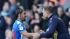 Blackburn Rovers’ Tyrhys Dolan with Blackburn Rovers manager John Eustace during the Sky Bet Championship match at Ewood Par