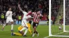 Josh Tymon scores an own goal to gift Sheffield United the points (Danny Lawson/PA)