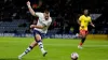 Preston’s Milutin Osmajic scores their side’s first goal of the game during the Sky Bet Championship match at Deepdale, Pres