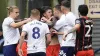 Preston striker Milutin Osmajic (third right) has received an eight-match ban for biting Blackburn defender Owen Beck (Nick 