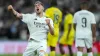 Federico Valverde put Real Madrid ahead in the 14th minute against Villarreal (Bernat Armangue/AP)