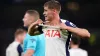 Micky van de Ven appears dejected during Tottenham’s 2-1 win over Manchester City (John Walton/PA)