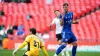 Angelo Cappello, right, scored the winning goal for Halifax against Woking (Zac Goodwin/PA)