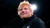 Ipswich Town fan and singer-songwriter Ed Sheeran has apologised for gatecrashing a TV interview with Manchester United head