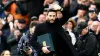 Hugo Lloris during a farewell presentation at Tottenham Hotspur Stadium on New Year’s Eve in 2023 (John Walton/PA)