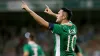 Robbie Keane handed out caps to the current Ireland squad on Monday evening (Brian Lawless/PA)