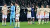 Hearts players react after defeat in Belgium (AP Photo/Francois Walschaerts)