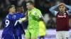 Jordan Pickford was Everton’s key man at West Ham (Nigel French/PA)