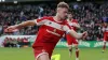 Middlesbrough’s Tommy Conway gets his second goal – and his side’s third – in their victory over Hull (PA)