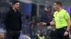 Mikel Arteta was not happy with the refereeing (Fabrizio Carabelli/PA)