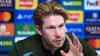 Kevin De Bruyne is relaxed about his expiring contract (Martin Rickett/PA)