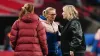 England manager Sarina Wiegman and USA manager Emma Hayes (right) saw their sides draw 0-0 at Wembley (Zac Goodwin/PA)