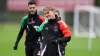 Arsenal’s Martin Odegaard trains ahead of the match against Monaco (Adam Davy/PA).