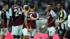 Jhon Duran was sent off against Newcastle (Owen Humphreys/PA)