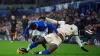 Chelsea’s Axel Disasi fouls Everton’s Iliman Ndiaye during a goalless draw at Goodison Park (Peter Byrne/PA)