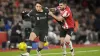 Liverpool forward Federico Chiesa, left, made his first appearance since September 25 during Wednesday evening’s win at Sout