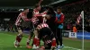 Jobe Bellingham celebrates his winner (Ian Hodgson/PA)