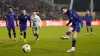 Fotis Ioannidis slots home Panathinaikos’ second goal against TNS from the penalty spot (Nick Potts/PA)