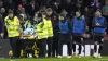 West Ham goalkeeper Lukasz Fabianski leaves the pitch on a stretcher (Andrew Matthews/PA)